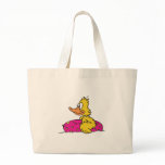 cute ducky in raft tote bags