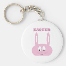 Cute Easter Bunny Character Keychain