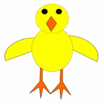 Cute Easter Chick Photo Sculpture