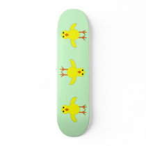Cute Easter Chick Skateboard