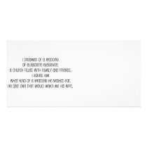 Cute, "Elaborate Wedding" quote design