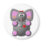 Cute Elephant with Ear