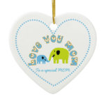 Cute Elephants Mother Child Mother's Day gift