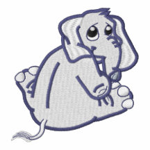 Cute Embroidered Baby Elephant