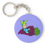Cute fat goblin key chain