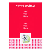 Cute Fencing Personalised Invites