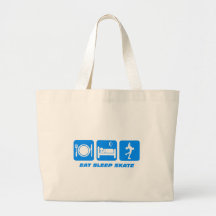 Cute figure skating tote bags