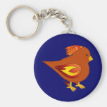 cute fire bird keychains