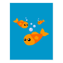 Cute Fish Postcard