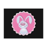 cute floppy ears bunny rabbit post cards