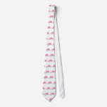 cute flower pig drawing ties