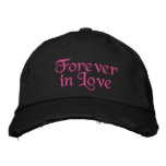 Cute Forever in Love hot pink Baseball Cap