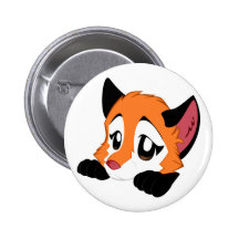 Cute Fox Button