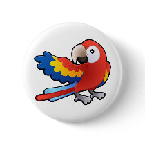 cute friendly Macaw Parrot