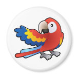 cute friendly Macaw Parrot