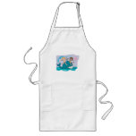 cute friendly whale aprons