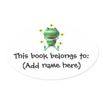 Cute frog and flies!