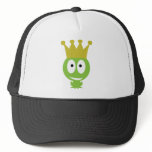 cute Frog King comic style Trucker Hats
