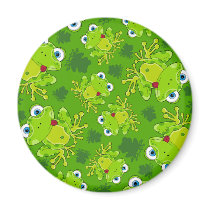 Cute Frog Patterned Magnet