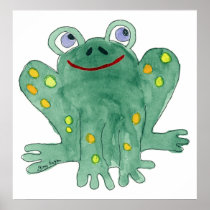 Cute Frog Posters & Prints
