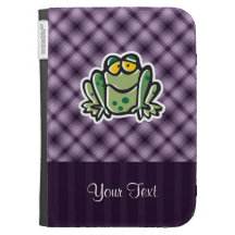 Cute Frog; Purple Cases For Kindle