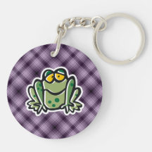 Cute Frog; Purple Key Chains