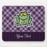 Cute Frog; Purple Mousepad