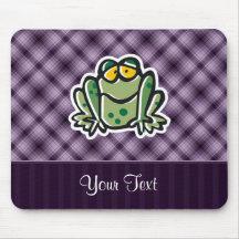 Cute Frog; Purple Mousepad