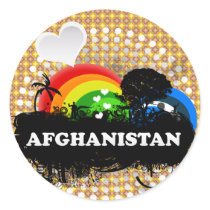 Cute Fruity Afghanistan Stickers