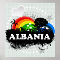 Cute Fruity Albania Print