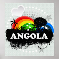 Cute Fruity Angola Poster