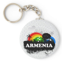 Cute Fruity Armenia Keychain