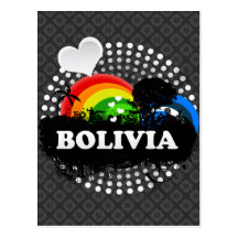 Cute Fruity Bolivia Post Card