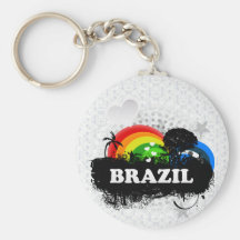 Cute Fruity Brazil Keychains