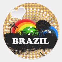 Cute Fruity Brazil Sticker