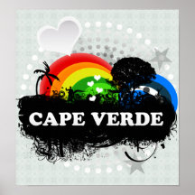 Cute Fruity Cape Verde Print