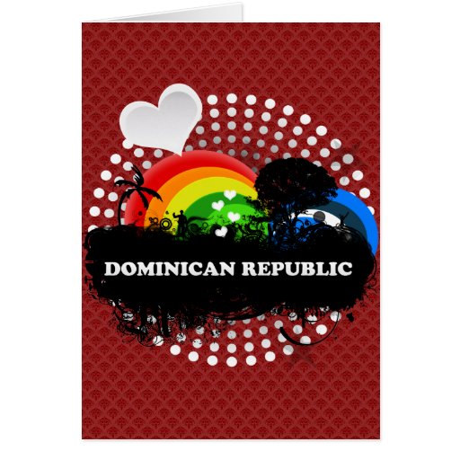Cute Fruity Dominican Republic Cards