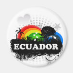 Cute Fruity Ecuador Magnet
