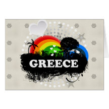 Cute Fruity Greece Card