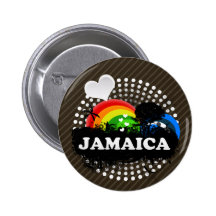 Cute Fruity Jamaica Pinback Button