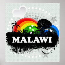 Cute Fruity Malawi Poster