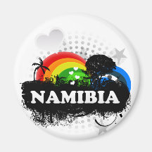 Cute Fruity Namibia Refrigerator Magnet