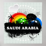 Cute Fruity Saudi Arabia posters