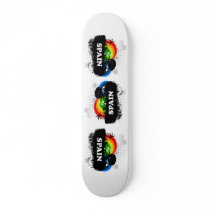 Cute Fruity Spain Skateboard