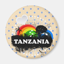 Cute Fruity Tanzania Refrigerator Magnets