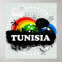 Cute Fruity Tunisia Print