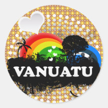 Cute Fruity Vanuatu Sticker