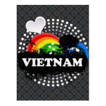 Cute Fruity Vietnam Post Cards