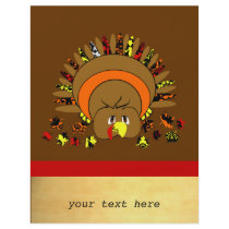 Cute Full Colour Turkey