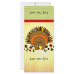 Cute Full Colour Turkey rack cards